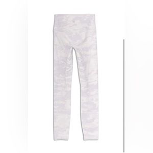 Lululemon Thunder Under White Camo leggings- Size 4, 28”